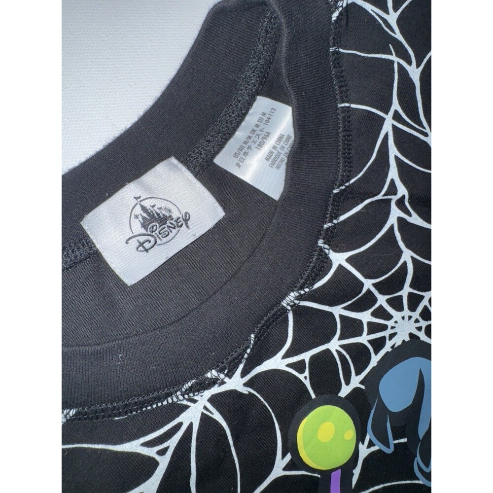 Disney Parks Halloween Spider Stitch Spirit Jersey Like Sweatshirt Adult Medium - Picture 3 of 7